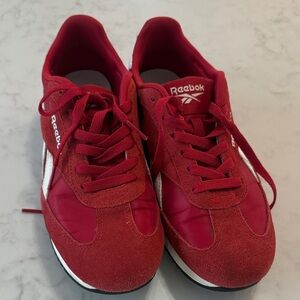 Reebok Classic Red and White Trainers